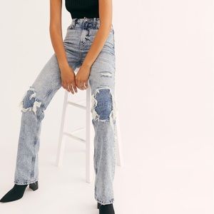 Free People My Own Lane Jeans in Blue